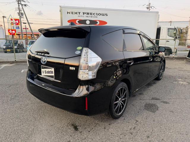 プリウスアルファ Ｓ　Ｌセレクション　純正ナビ　フルセグＴＶ　バックカメラ　ステアリングスイッチ　ＥＴＣ　社外１７インチナビ（43枚目）