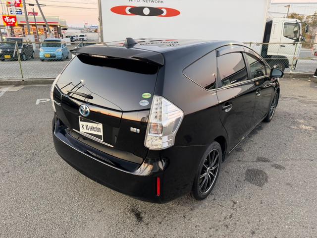 プリウスアルファ Ｓ　Ｌセレクション　純正ナビ　フルセグＴＶ　バックカメラ　ステアリングスイッチ　ＥＴＣ　社外１７インチナビ（45枚目）