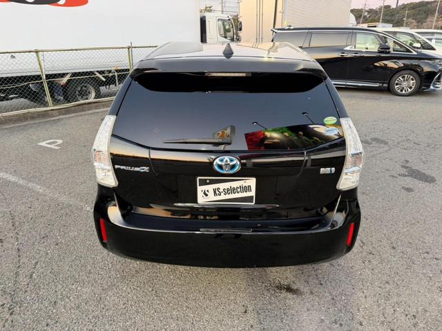 プリウスアルファ Ｓ　Ｌセレクション　純正ナビ　フルセグＴＶ　バックカメラ　ステアリングスイッチ　ＥＴＣ　社外１７インチナビ（46枚目）