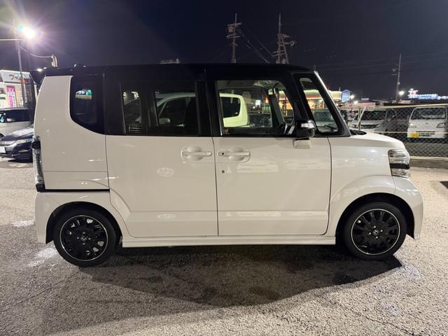 N-BOXカスタム 2トーンカラースタイル G・ターボLパッケージ ツートンカラー 両側電動スライドドア 純正15インチアルミホイール ETC 地デジTV ハーフレザー クルーズコントロール(50枚目)