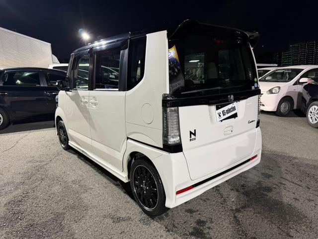 N-BOXカスタム 2トーンカラースタイル G・ターボLパッケージ ツートンカラー 両側電動スライドドア 純正15インチアルミホイール ETC 地デジTV ハーフレザー クルーズコントロール(56枚目)