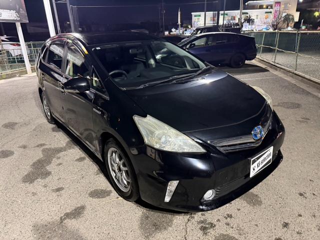 プリウスアルファ Ｓ　チューン　ブラック　純正ナビ　フルセグＴＶ　バックカメラ　ステアリングスイッチ　ＥＴＣ　社外１７インチアルミホイール（44枚目）