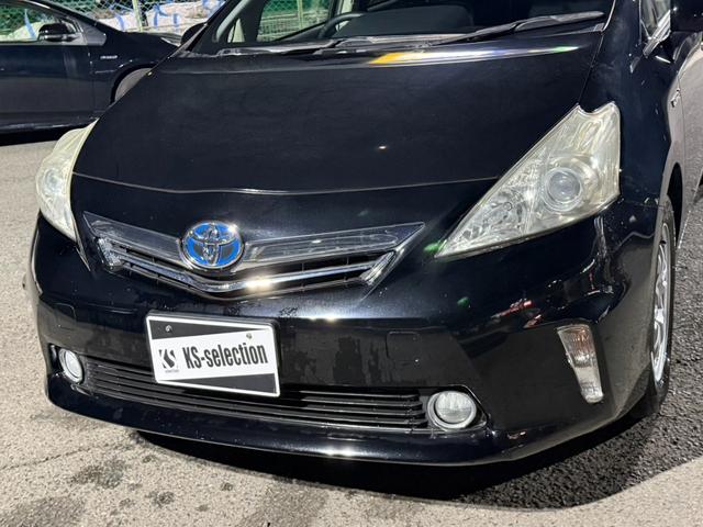 プリウスアルファ Ｓ　チューン　ブラック　純正ナビ　フルセグＴＶ　バックカメラ　ステアリングスイッチ　ＥＴＣ　社外１７インチアルミホイール（62枚目）