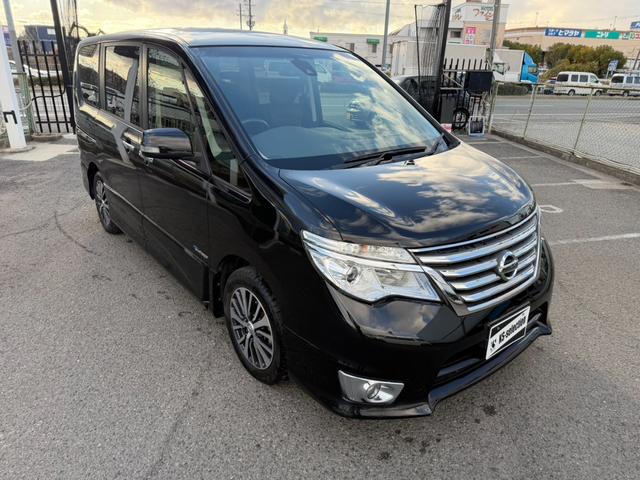 セレナ ハイウェイスター　Ｓ－ハイブリッド　両側電動スライドドア　社外ナビ　フルセグＴＶ　バックカメラ　Ｂｌｕｅｔｏｏｔｈオーディオ　クルーズコントロール　オートライト　スマートキー　レーンキープアシスト　純正アルミホイール　ＥＴＣ（49枚目）