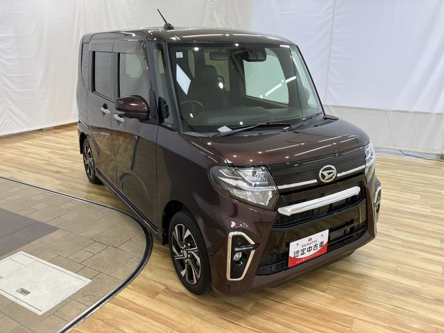 タント カスタムX 360°カメラ 衝突軽減ブレーキ 車線逸脱防止 アイドリングストップ機能 Bカメラ 盗難警報装置 LED ワンオーナー キーレスエントリー 前席シートヒーター オートLED 電動格納ミラー スマキー(3枚目)