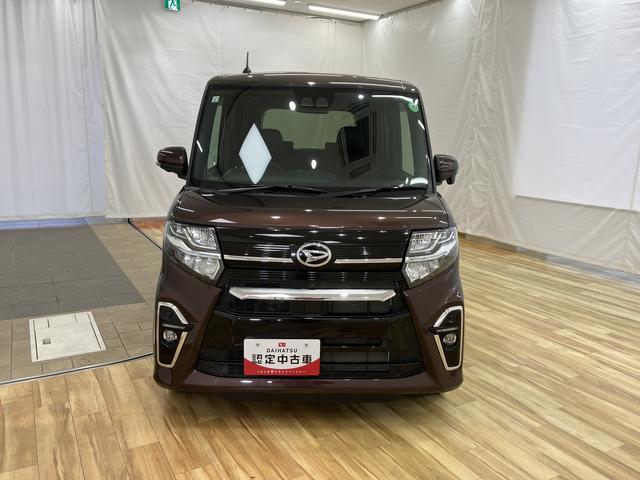 タント カスタムX 360°カメラ 衝突軽減ブレーキ 車線逸脱防止 アイドリングストップ機能 Bカメラ 盗難警報装置 LED ワンオーナー キーレスエントリー 前席シートヒーター オートLED 電動格納ミラー スマキー(4枚目)