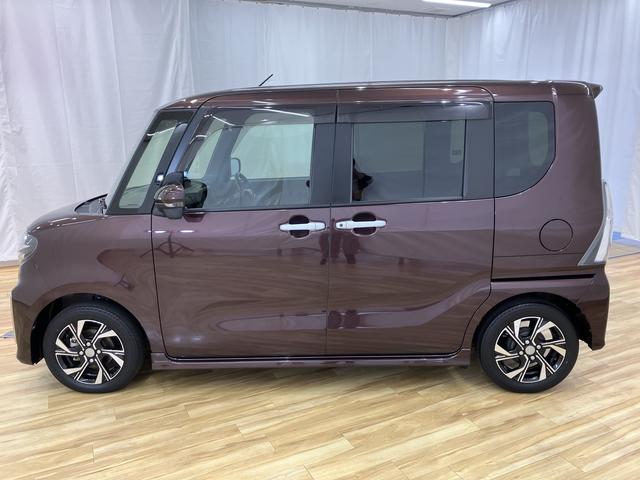 タント カスタムX 360°カメラ 衝突軽減ブレーキ 車線逸脱防止 アイドリングストップ機能 Bカメラ 盗難警報装置 LED ワンオーナー キーレスエントリー 前席シートヒーター オートLED 電動格納ミラー スマキー(6枚目)