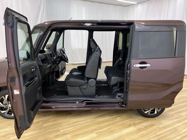 タント カスタムX 360°カメラ 衝突軽減ブレーキ 車線逸脱防止 アイドリングストップ機能 Bカメラ 盗難警報装置 LED ワンオーナー キーレスエントリー 前席シートヒーター オートLED 電動格納ミラー スマキー(7枚目)