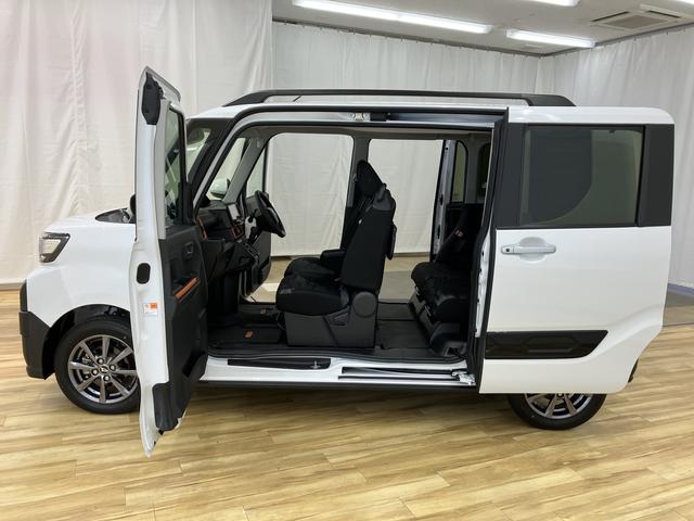 タント ファンクロス　衝突軽減　フルタイム４ＷＤ　Ｂｌｕｅｔｏｏｔｈ　車線逸脱警報　前席シートヒーター　ＴＶ　バックモニター　電格ミラー　ＬＥＤヘッド　ベンチシート　オートハイビーム　キーフリー　盗難防止システム　記録簿（6枚目）