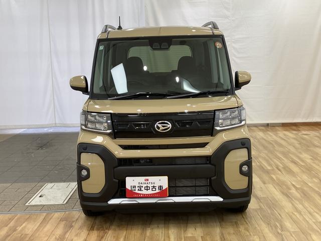 タント ファンクロス　／オーディオレス／バックカメラ／両側電動スライ　定期点検記録簿　Ｂモニター　レーダーブレーキ　スマートキー＆プッシュスタート　電動格納ドアミラー　アイドリングストップ車　ハイビームアシスト　両側オートスライドドア　レーンキープアシスト　セキュリティ（4枚目）