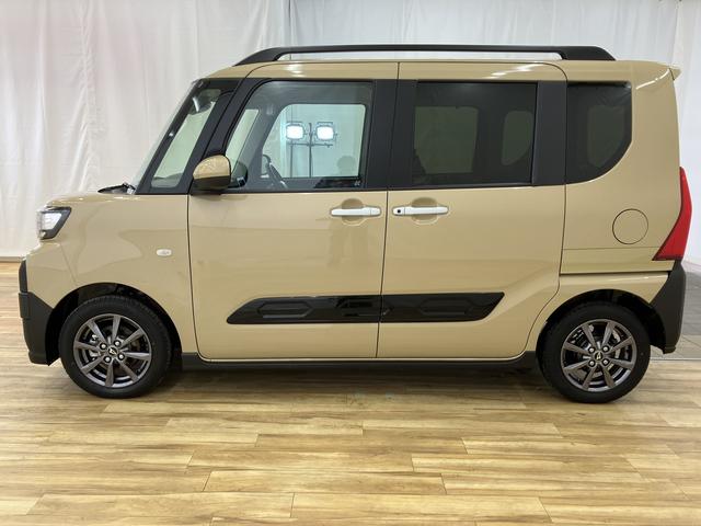 タント ファンクロス　／オーディオレス／バックカメラ／両側電動スライ　定期点検記録簿　Ｂモニター　レーダーブレーキ　スマートキー＆プッシュスタート　電動格納ドアミラー　アイドリングストップ車　ハイビームアシスト　両側オートスライドドア　レーンキープアシスト　セキュリティ（6枚目）