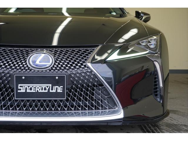 ＬＣ５００ｈ　Ｌパッケージ　・ＴＲＤフルエアロ・純正ＯＰ２１インチアルミホイール・ガラスパノラマルーフ・３眼ＬＥＤ・本革シート・クリアランスソナー・シートヒーター＆エアコン・プリクラッシュ・ブラインドスポット・パワーシート・(25枚目)