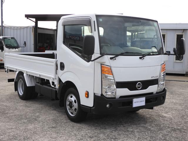 アトラストラック 　平　オートマ　積載１．５ｔ　総重量３．５ｔ未　新普通免許対応　荷台鉄板張　左電動格納ミラー　ＣＢＦ－ＳＱ２Ｆ２４　　荷台内寸　３１０　１６０　３８（2枚目）
