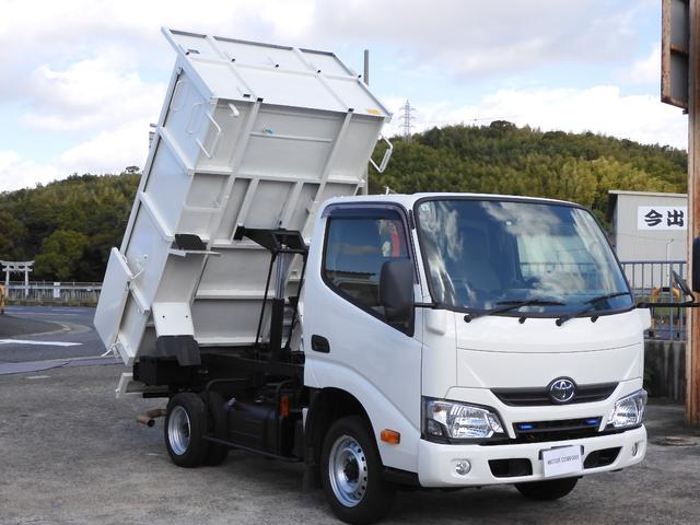 トヨエース 　深ダンプ　土砂禁ダンプ　清掃ダンプ　荷台鉄板張　積載１．２５ｔ　総重量３．５ｔ未　新普通免許対応　バックカメラモニター　左電動格納ミラー　荷室内寸　２４９　１５０　６０（8枚目）