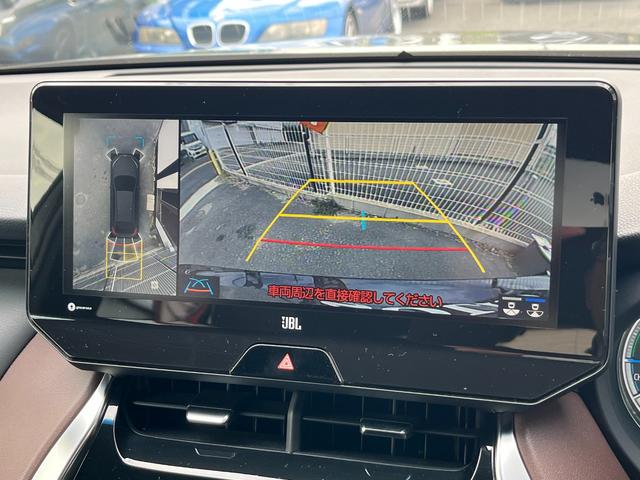 ハリアーハイブリッド Z レザーパッケージ JBLサウンドシステム・モデリスタ・12.3型フルセグナビ・パノラミックビューモニタ-・デジタルインナーミラー・シートベンチレーション・ステアリングヒーターBSM・パワーバックドア・黒革シート(25枚目)