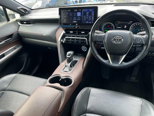 ハリアーハイブリッド Z レザーパッケージ JBLサウンドシステム・モデリスタ・12.3型フルセグナビ・パノラミックビューモニタ-・デジタルインナーミラー・シートベンチレーション・ステアリングヒーターBSM・パワーバックドア・黒革シート(36枚目)