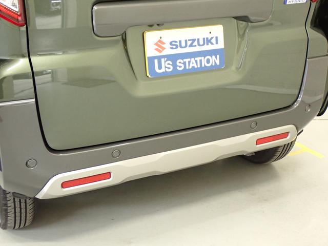 スペーシア ギア　ＨＹＢＲＩＤ　ＸＺターボ　全方位カメラ付ナビ　コネクト　ナビ　全方位カメラ　スズキコネクト　ＡＣＣ　衝突被害軽減ブレーキ　ステアリングヒーター　電動パーキングブレーキ　後席両側電動スライドドア　ＬＥＤヘッドランプ　ハイビームアシスト　パドルシフト　ＡＷ（34枚目）