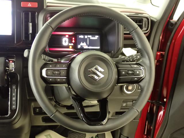 スペーシアカスタム カスタム　ＨＹＢＲＩＤ　ＸＳターボ　全方位モニター付ナビ　ナビ　全方位カメラ　スズキコネクト　電動パーキングブレーキ　ＡＣＣ　衝突被害軽減Ｂ　ステアリングヒーター　フロアマット　サーキュレーター　パドルシフト　後席両側電動スライドドア　ＬＥＤヘッドランプ（24枚目）
