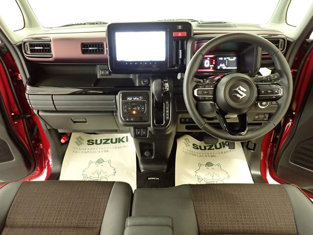 スペーシアカスタム カスタム　ＨＹＢＲＩＤ　ＸＳターボ　全方位モニター付ナビ　ナビ　全方位カメラ　スズキコネクト　電動パーキングブレーキ　ＡＣＣ　衝突被害軽減Ｂ　ステアリングヒーター　フロアマット　サーキュレーター　パドルシフト　後席両側電動スライドドア　ＬＥＤヘッドランプ（29枚目）