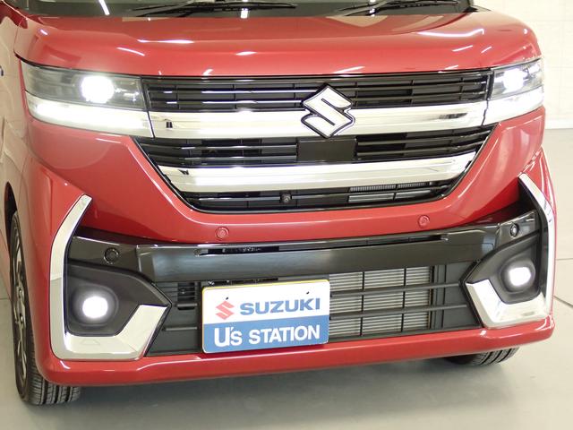 スペーシアカスタム カスタム　ＨＹＢＲＩＤ　ＸＳ　全方位カメラ付ナビ　コネクト　ナビ　全方位カメラ　ＡＣＣ　スズキコネクト　電動パーキングブレーキ　衝突被害軽減ブレーキ　ＬＥＤヘッドランプ　ハイビームアシスト　後席両側電動スライドドア　ステアリングヒーター　サーキュレーター　ＡＷ（16枚目）