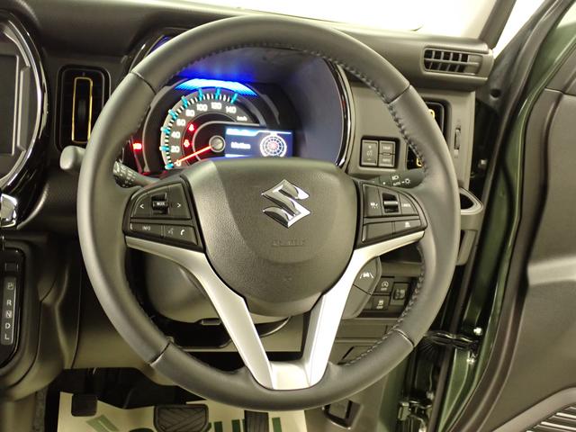 ハスラー ＨＹＢＲＩＤ　Ｘ　３型　フルタイム４ＷＤ　ＣＶＴ　ＤＣＢＳ　４ＷＤ　衝突被害軽減ブレーキ　ＡＣＣ　リヤパーキングセンサー　ＬＥＤヘッドランプ　ハイビームアシスト　車線逸脱抑制機能　フロアマット　シートヒーター　サイド・カーテンエアバック　スマートキー　ＡＷ（9枚目）