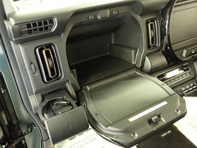 ハスラー ＨＹＢＲＩＤ　Ｘ　３型　フルタイム４ＷＤ　ＣＶＴ　ＤＣＢＳ　４ＷＤ　衝突被害軽減ブレーキ　ＡＣＣ　リヤパーキングセンサー　ＬＥＤヘッドランプ　ハイビームアシスト　車線逸脱抑制機能　フロアマット　シートヒーター　サイド・カーテンエアバック　スマートキー　ＡＷ（24枚目）