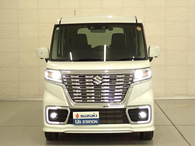 スペーシアカスタム カスタム　ＨＹＢＲＩＤ　ＸＳ　２型　２ＷＤ　車検整備付　ナビ　全方位カメラ　ドライブレコーダー　ＥＴＣ　衝突被害軽減ブレーキ　ＡＣＣ　車検整備付　ＬＥＤヘッドランプ　ハイビームアシスト　後席両側電動スライドドア　サーキュレーター　フロアマット　ドアバイザー（2枚目）