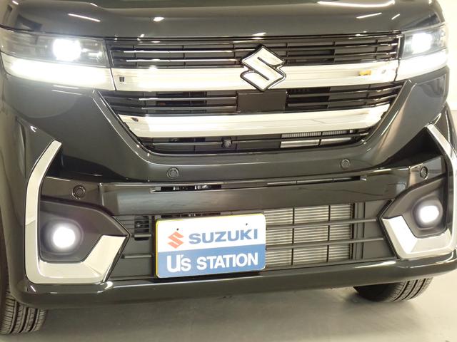 スペーシアカスタム カスタム HYBRID XSターボ 全方位モニター付ナビ ナビ 全方位カメラ スズキコネクト ETC 衝突被害軽減ブレーキ ステアリングヒーター ACC 後席両側電動スライドドア サーキュレーター 電動パーキングブレーキ フロアマット パドルシフト LED(20枚目)