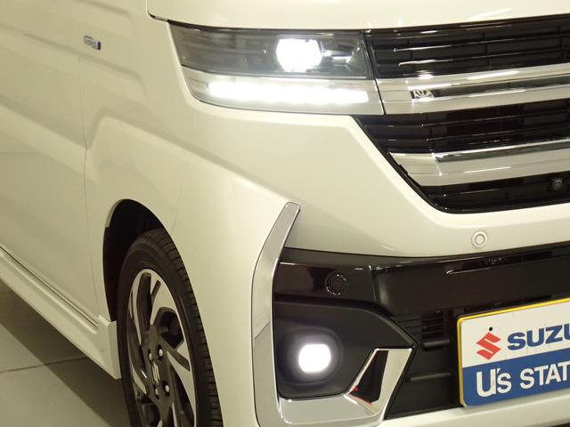 スペーシアカスタム カスタム　ＨＹＢＲＩＤ　ＸＳ　全方位モニター付ナビ　コネクト　ナビ　全方位カメラ　スズキコネクト　ＡＣＣ　後席両側電動スライドドア　ステアリングヒーター　電動パーキングブレーキ　衝突被害軽減ブレーキ　サーキュレーター　フロアマット　ＬＥＤヘッドランプ　ＡＷ（40枚目）