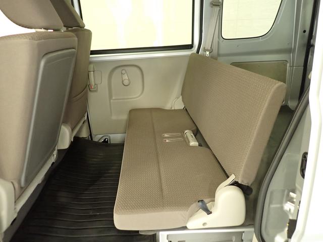 エブリイ ＰＣ　６型　２ＷＤ　ＣＶＴ　デュアルカメラブレーキサポート　衝突被害軽減ブレーキ　リヤパーキングセンサー　車検整備付　ＬＥＤヘッドランプ　ハイビームアシスト　後席両側スライドドア　フロアマット　シートヒーター　車線逸脱警報機能　マッドフラップ　スペアタイヤ（19枚目）