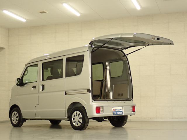 エブリイ ＰＣ　６型　２ＷＤ　ＣＶＴ　デュアルカメラブレーキサポート　衝突被害軽減ブレーキ　リヤパーキングセンサー　車検整備付　ＬＥＤヘッドランプ　ハイビームアシスト　後席両側スライドドア　フロアマット　シートヒーター　車線逸脱警報機能　マッドフラップ　スペアタイヤ（49枚目）