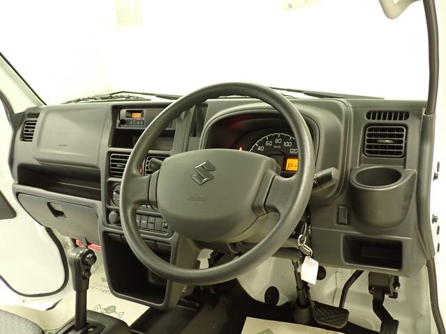 キャリイトラック KCエアコン・パワステ 7型 パートタイム4WD 4AT 4WD 衝突被害軽減ブレーキ 誤発進抑制機能 AM/FMラジオ アイドリングストップ ハイビームアシスト キーレスエントリー フロアマット マッドフラップ スペアタイヤ 車線逸脱警報機能 オートライト(15枚目)