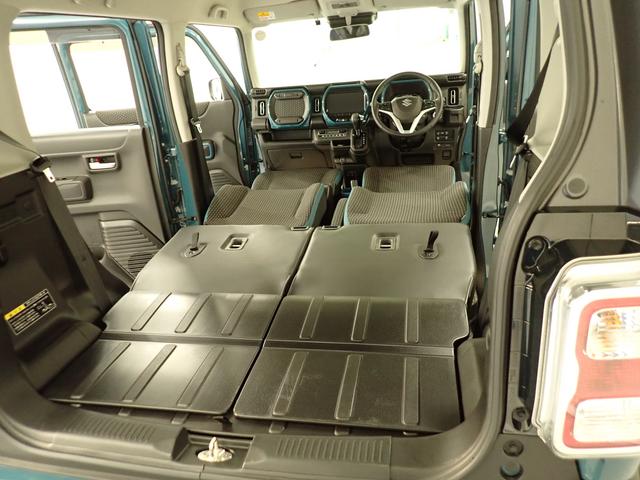 ハスラー ＨＹＢＲＩＤ　Ｘターボ　２ＷＤ　インパネＣＶＴ　ＤＣＢＳ　ナビ　全方位カメラ　ＥＴＣ　衝突被害軽減ブレーキ　ＡＣＣ　リヤパーキングセンサー　ＬＥＤヘッドランプ　ハイビームアシスト　パドルシフト　シートヒーター　フロアマット　ドアバイザー　サイドシルスカッフ（14枚目）