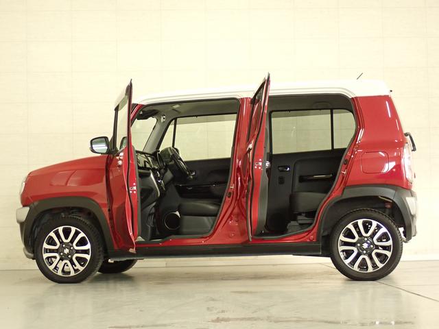 ハスラー J STYLE II MR41S 2型 2WD 車検整備付 ナビ バックカメラ ETC 衝突被害軽減ブレーキ 車検整備付 本革ステアリングホイールカバー HID オートライト フロアマット ドアバイザー スマートキー リモコンキーカバー 盗難警報装置 AW(55枚目)