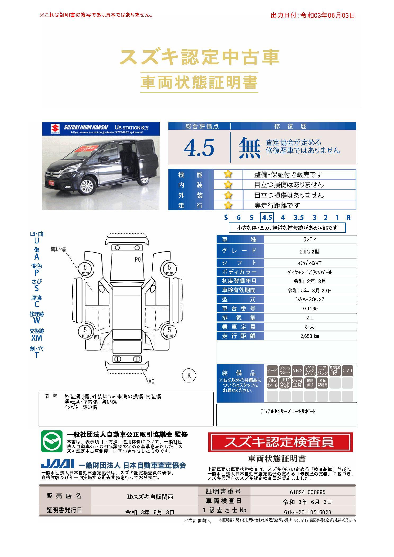 スズキ ランディ2 0g 2型 全方位カメラ 衝突被害軽減ブレーキ ledの中古車 車体価格266万円 令和2 年式 走行0 3万キロ 車体色ダイヤモンドブラックパール 大阪府枚方市長尾家具町1 1 6 株 スズキ自販関西 u s station 枚方の在庫 グー スズキ ランディ2 0g 2型 全方位カメラ 衝突被害軽減ブレーキ ledの中古車 車体価格266万円 令和2 年式 走行0 3万キロ 車体色ダイヤモンドブラックパール 大阪府枚方市長尾家具町1 1 6 株 スズキ自販関西 u s station 枚方の在庫 グー