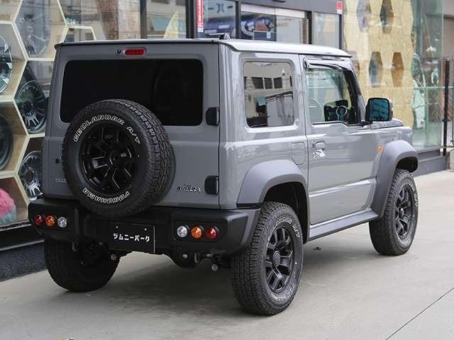 ジムニーシエラ ＪＣ　ＥＸＰエクスプロージョンクラシックコンプリート　フロントグリル　専用ウインカー　フロントエプロン　フロントバンパー　アルミホイールマットブラック塗装　ジオランダーアウトラインホワイトレター　テールカバ（2枚目）