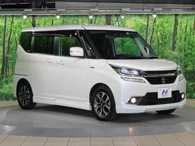 ハイブリッドMV メーカーナビ 全方位カメラ 衝突軽減ブレーキ 電動スライドドア シートヒーター LEDヘッドライト プッシュスタート ビルトインETC シートバックテーブル レーンキープ 革巻きステアリング(20枚目)