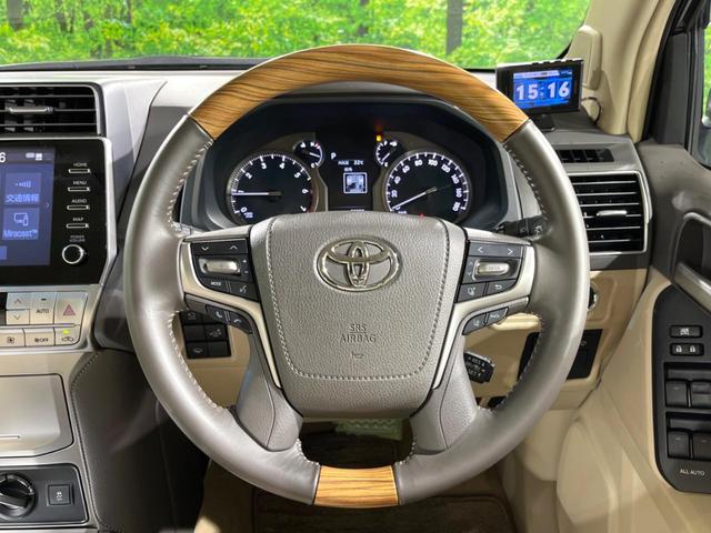 ランドクルーザープラド ＴＸ　Ｌパッケージ　マットブラックエディション　４ＷＤ　サンルーフ　全周囲カメラ　純正９型ナビ　衝突被害軽減システム　レーダークルーズ　禁煙車　レザーシート　前席シートエアコン　ドラレコ　コーナーセンサー　スマートキー　ＬＥＤヘッド　ＥＴＣ２．０（12枚目）