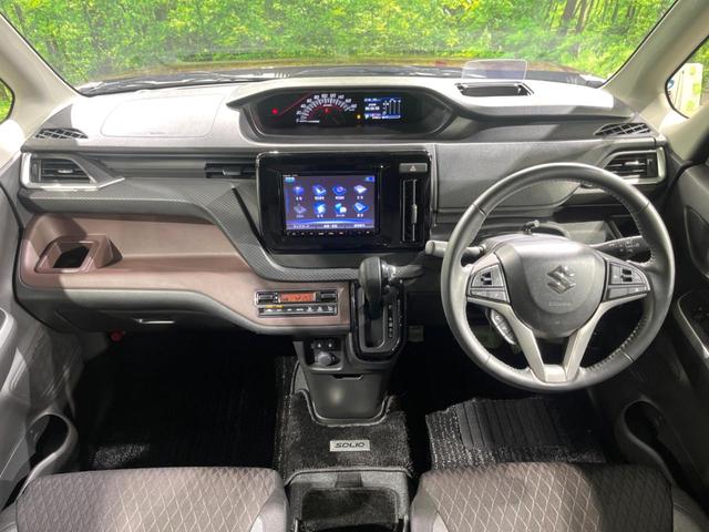 ソリオバンディット ハイブリッドＭＶ　全周囲カメラ　純正８インチナビ　スズキセーフティサポート　片側パワースライドドア　スマートキー　クリアランスソナー　シートヒーター　ＥＴＣ　レーダークルーズコントロール（2枚目）