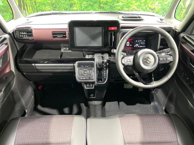 スペーシアカスタム ハイブリッドXS 届出済未使用車 両側電動ドア 衝突被害軽減システム レーダークルーズ コーナーセンサー スマートキー LEDヘッド 車線逸脱警報 オートライト オートエアコン 純正15インチアルミ LEDフォグ(2枚目)