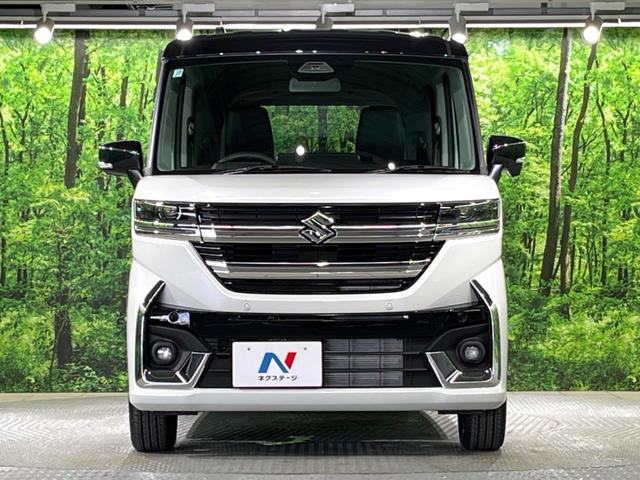 スペーシアカスタム ハイブリッドXS 届出済未使用車 両側電動ドア 衝突被害軽減システム レーダークルーズ コーナーセンサー スマートキー LEDヘッド 車線逸脱警報 オートライト オートエアコン 純正15インチアルミ LEDフォグ(14枚目)