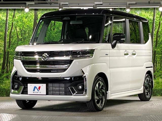 スペーシアカスタム ハイブリッドXS 届出済未使用車 両側電動ドア 衝突被害軽減システム レーダークルーズ コーナーセンサー スマートキー LEDヘッド 車線逸脱警報 オートライト オートエアコン 純正15インチアルミ LEDフォグ(16枚目)