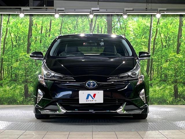 プリウス S モデリスタエアロ バックカメラ 衝突被害軽減システム レーダークルーズ 禁煙車 ドラレコ コーナーセンサー スマートキー LEDヘッド ビルトインETC オートハイビーム 車線逸脱警報 オートライト(14枚目)