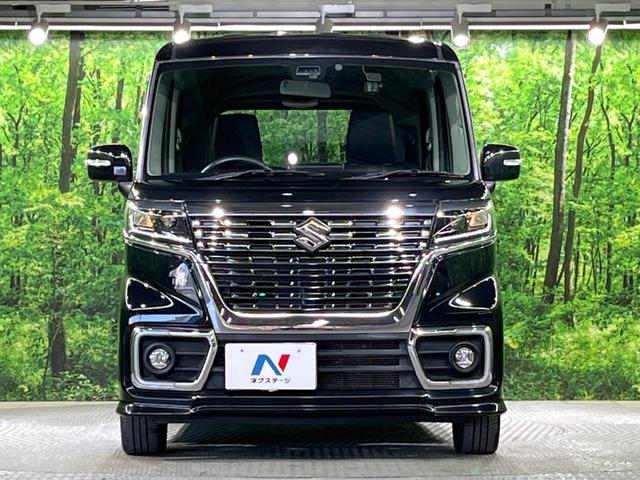 スペーシアカスタム ハイブリッドXS ナビ バックカメラ スズキセーフティサポート 両側パワースライドドア キーレススタートシステム ETC ドライブレコーダー シートヒーター クリアランスソナー オートエアコン オートライト(14枚目)