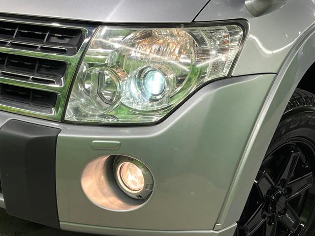 パジェロ ロング エクシード 4WD 純正SDナビ バックカメラ 禁煙車 ドラレコ HIDヘッド ETC クルコン オートライト オートエアコン 純正17インチアルミ Bluetooth CD DVD再生 フルセグ HIDフォグ(13枚目)