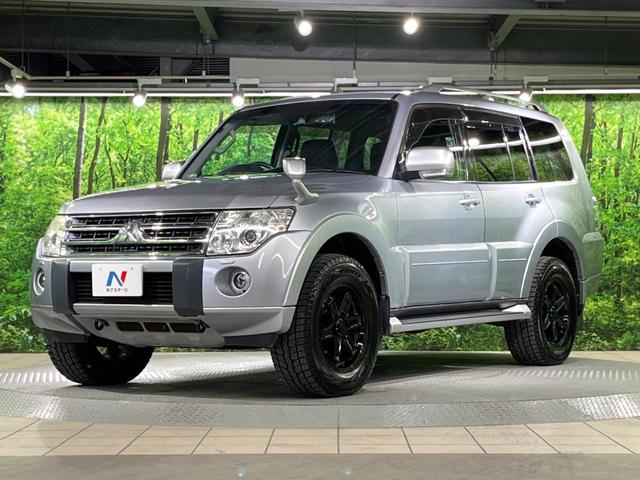 パジェロ ロング エクシード 4WD 純正SDナビ バックカメラ 禁煙車 ドラレコ HIDヘッド ETC クルコン オートライト オートエアコン 純正17インチアルミ Bluetooth CD DVD再生 フルセグ HIDフォグ(17枚目)