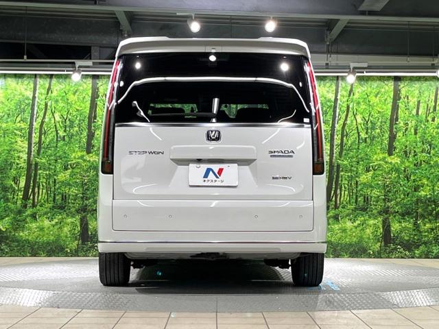 ステップワゴン e:HEVスパーダ プレミアムライン 両側電動ドア 純正SDナビ 後席モニター 全周囲カメラ 衝突被害軽減システム レーダークルーズ 禁煙車 電動リアゲート ハーフレザーシート ドラレコ コーナーセンサー スマートキー LEDヘッド(16枚目)