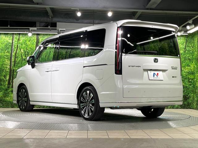 ステップワゴン e:HEVスパーダ プレミアムライン 両側電動ドア 純正SDナビ 後席モニター 全周囲カメラ 衝突被害軽減システム レーダークルーズ 禁煙車 電動リアゲート ハーフレザーシート ドラレコ コーナーセンサー スマートキー LEDヘッド(61枚目)