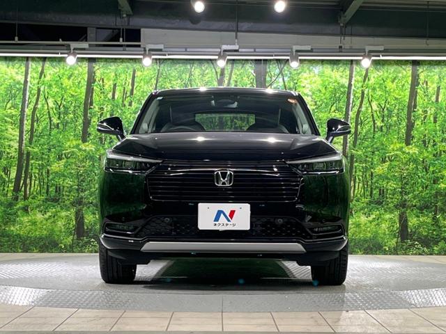 ヴェゼル e:HEV Z 全周囲カメラ 衝突被害軽減システム 電動リアゲート ハーフレザーシート コーナーセンサー スマートキー LEDヘッド 純正18インチアルミ オートハイビーム 車線逸脱警報 オートライト(14枚目)