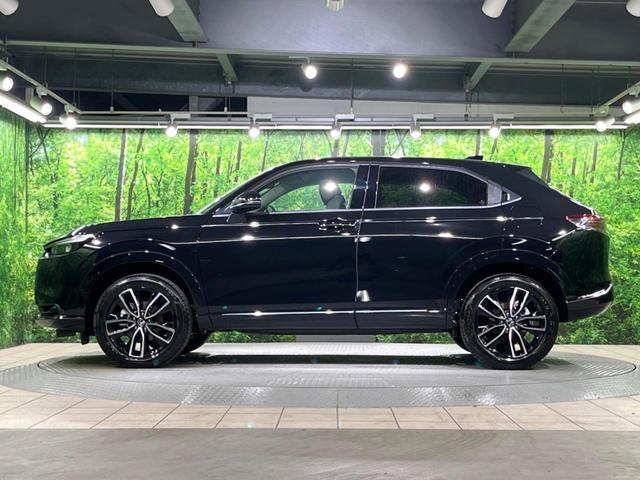 ヴェゼル e:HEV Z 全周囲カメラ 衝突被害軽減システム 電動リアゲート ハーフレザーシート コーナーセンサー スマートキー LEDヘッド 純正18インチアルミ オートハイビーム 車線逸脱警報 オートライト(54枚目)